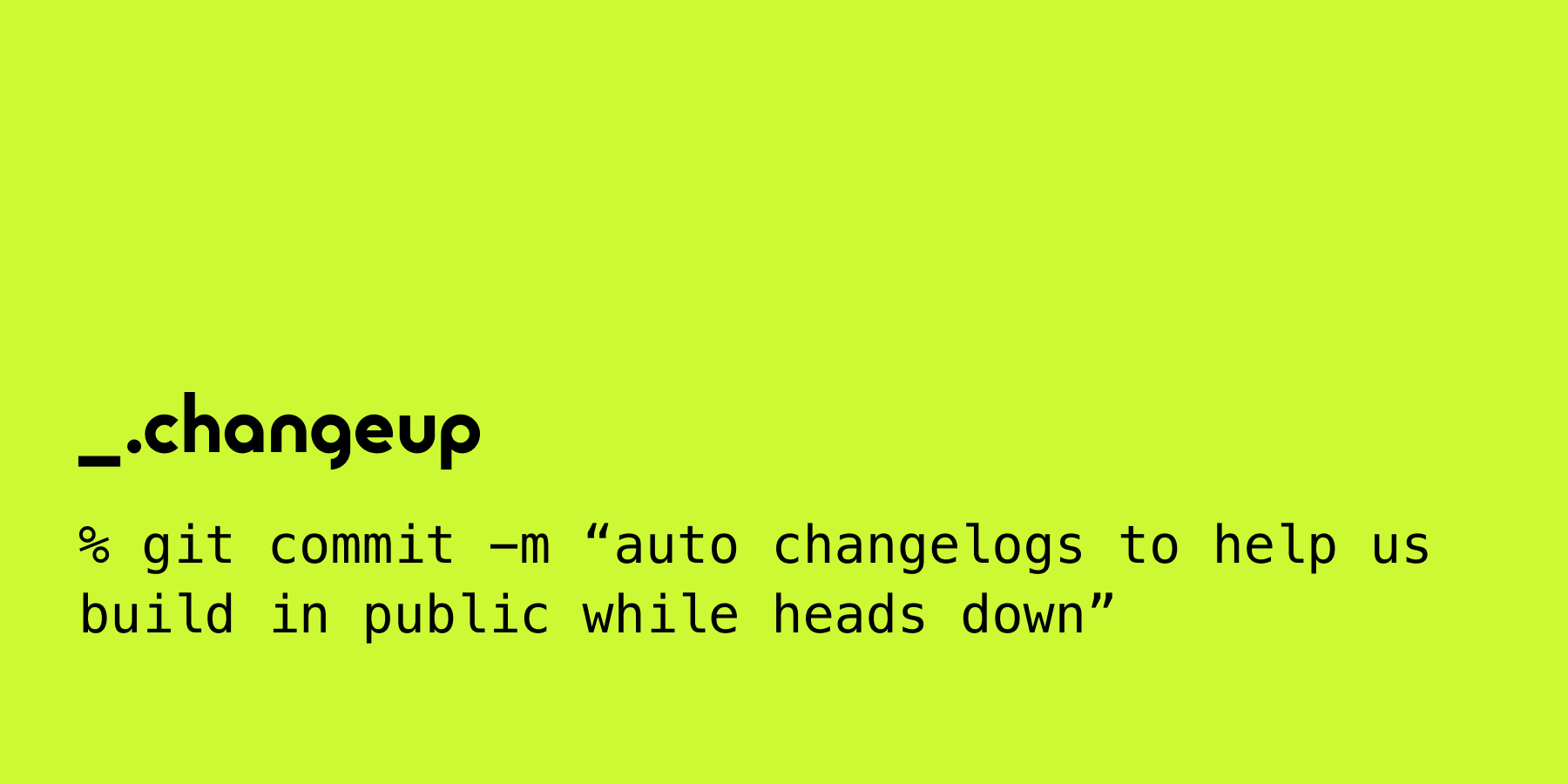 Changeup screenshot